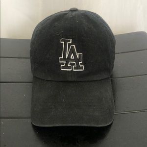 Black LA Dodgers Hat